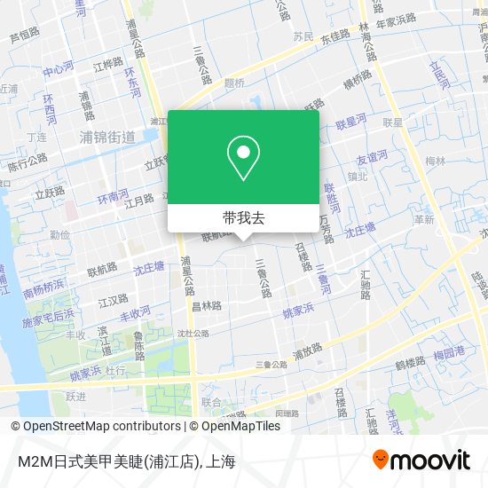 M2M日式美甲美睫(浦江店)地图