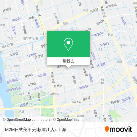M2M日式美甲美睫(浦江店)地图