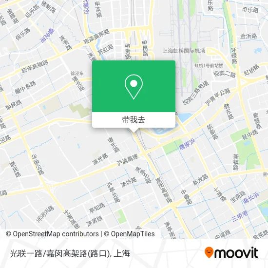 光联一路/嘉闵高架路(路口)地图