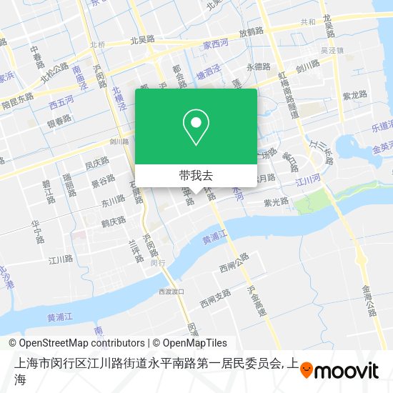 上海市闵行区江川路街道永平南路第一居民委员会地图
