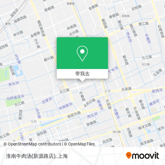 淮南牛肉汤(新源路店)地图