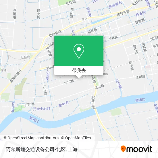 阿尔斯通交通设备公司-北区地图