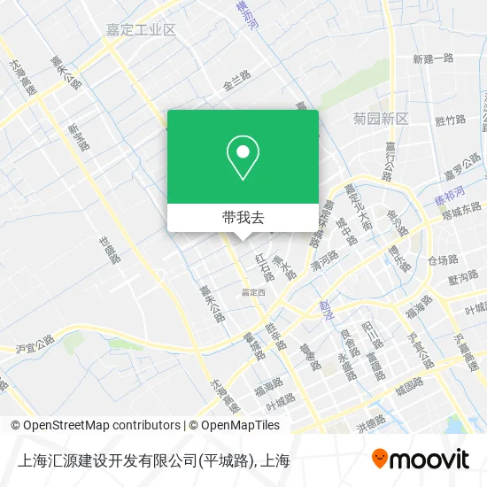 上海汇源建设开发有限公司(平城路)地图