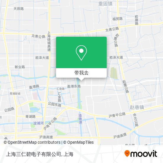 上海三仁碧电子有限公司地图