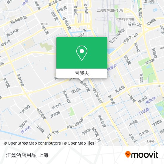 汇鑫酒店用品地图