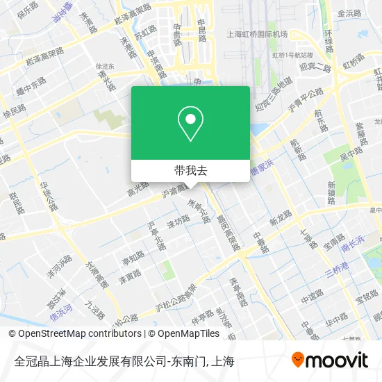 全冠晶上海企业发展有限公司-东南门地图
