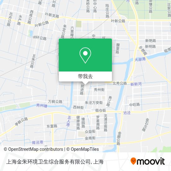 上海金朱环境卫生综合服务有限公司地图