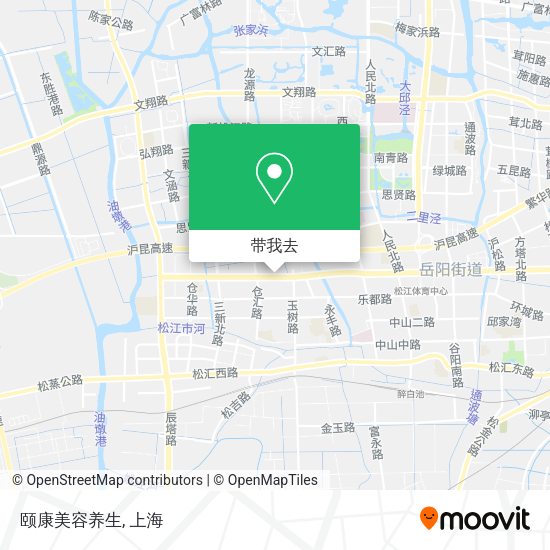 颐康美容养生地图