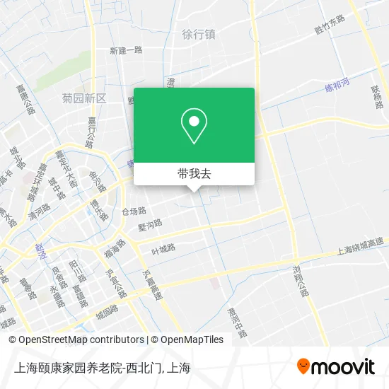 上海颐康家园养老院-西北门地图