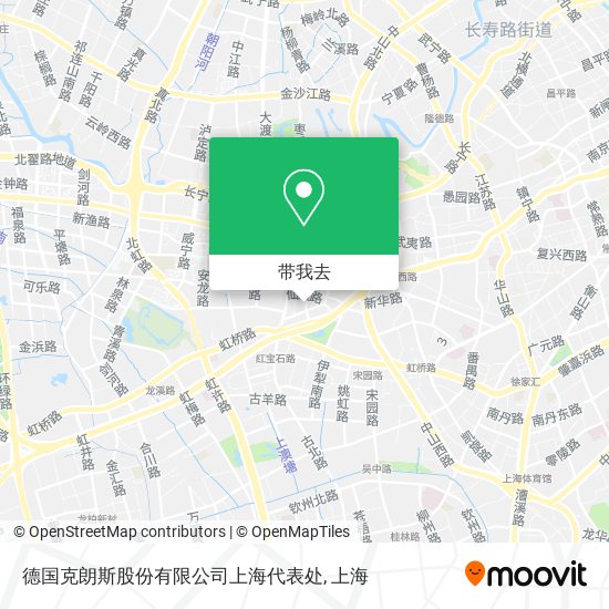 德国克朗斯股份有限公司上海代表处地图