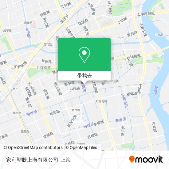 家利塑胶上海有限公司地图