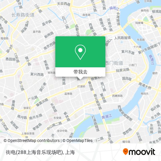 街电(288上海音乐现场吧)地图