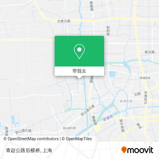青赵公路后横桥地图