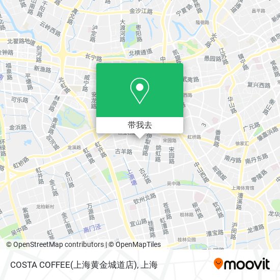 COSTA COFFEE(上海黄金城道店)地图