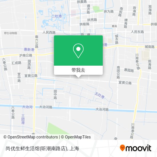 尚优生鲜生活馆(听潮南路店)地图