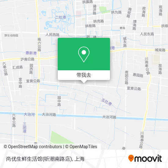 尚优生鲜生活馆(听潮南路店)地图