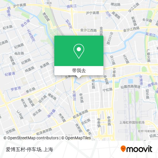 爱博五村-停车场地图