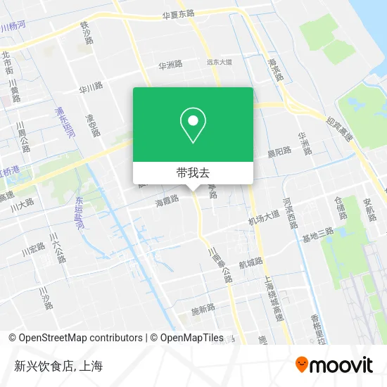 新兴饮食店地图