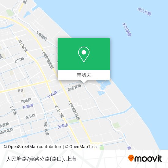 人民塘路/龚路公路(路口)地图