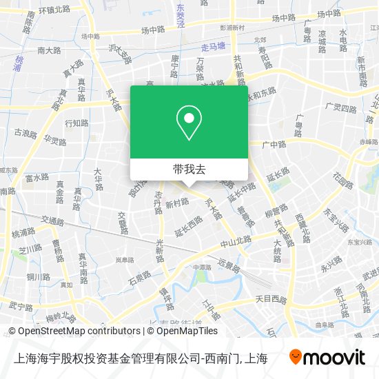 上海海宇股权投资基金管理有限公司-西南门地图
