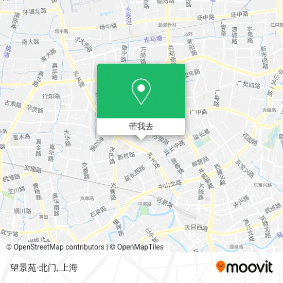 望景苑-北门地图