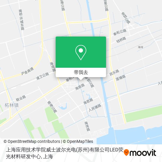 上海应用技术学院威士波尔光电(苏州)有限公司LED荧光材料研发中心地图