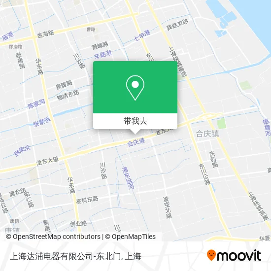上海达浦电器有限公司-东北门地图