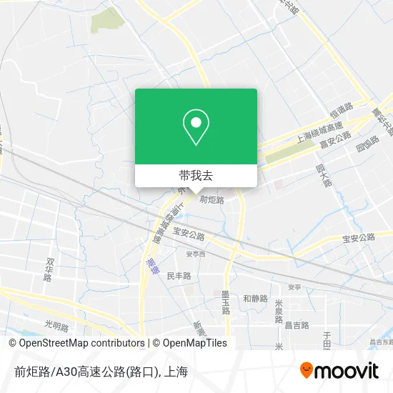 前炬路/A30高速公路(路口)地图
