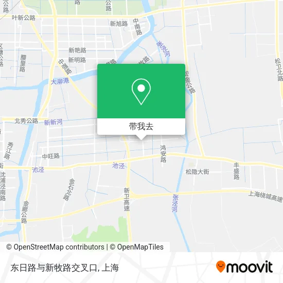 东日路与新牧路交叉口地图