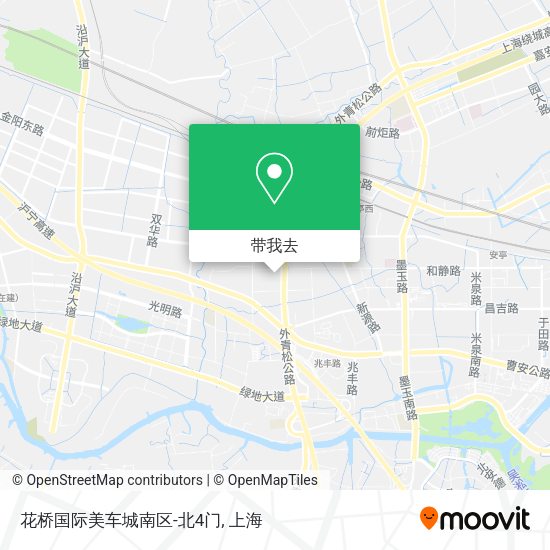 花桥国际美车城南区-北4门地图