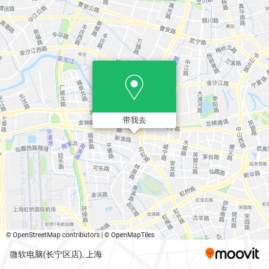 微软电脑(长宁区店)地图