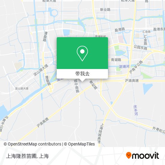 上海隆胜苗圃地图