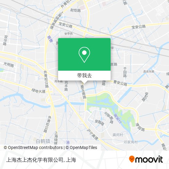 上海杰上杰化学有限公司地图