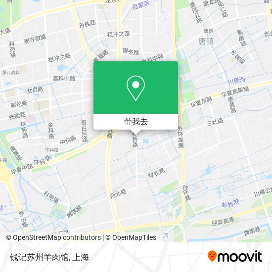 钱记苏州羊肉馆地图