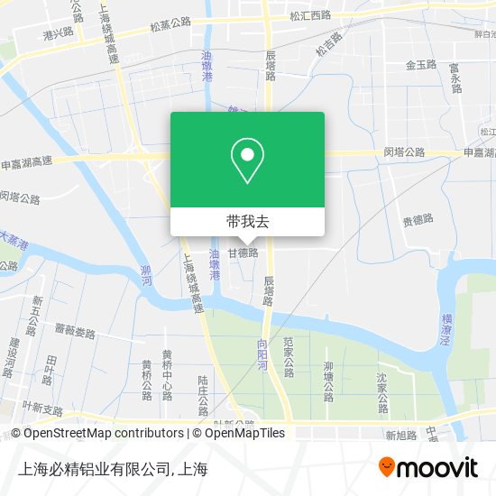 上海必精铝业有限公司地图