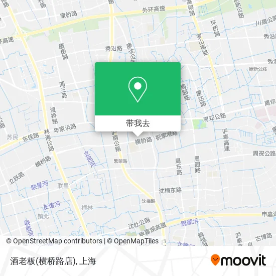 酒老板(横桥路店)地图
