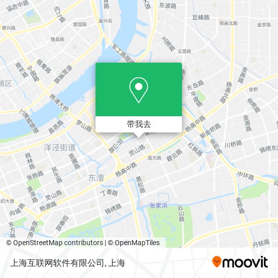 上海互联网软件有限公司地图