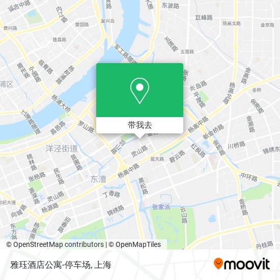 雅珏酒店公寓-停车场地图