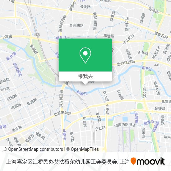 上海嘉定区江桥民办艾法薇尔幼儿园工会委员会地图