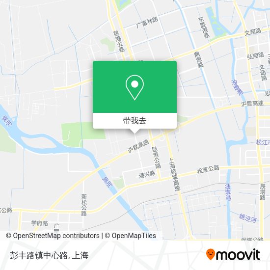 彭丰路镇中心路地图