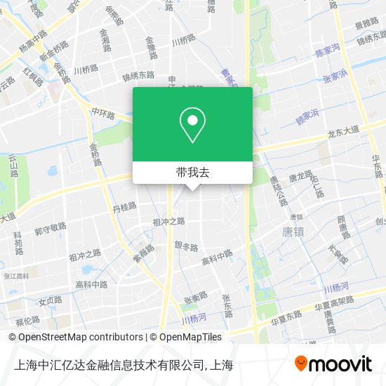 上海中汇亿达金融信息技术有限公司地图