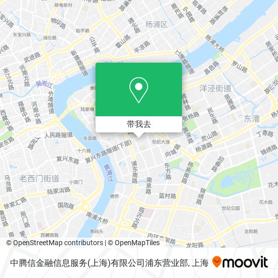 中腾信金融信息服务(上海)有限公司浦东营业部地图