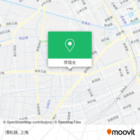 漕松路地图