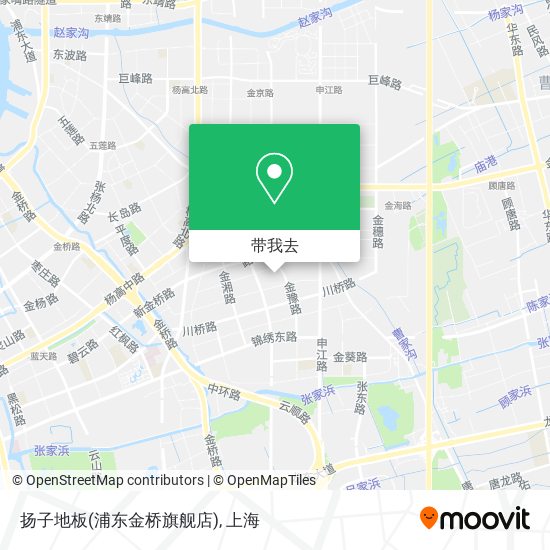 扬子地板(浦东金桥旗舰店)地图