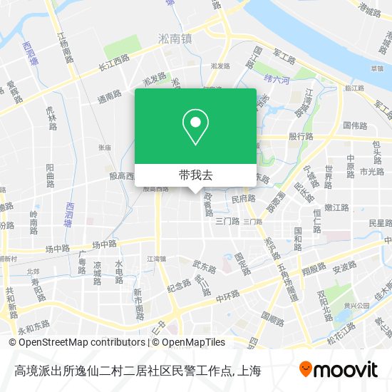 高境派出所逸仙二村二居社区民警工作点地图