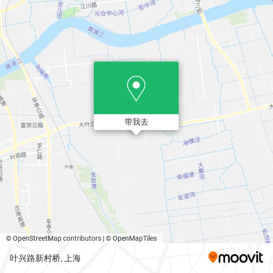 叶兴路新村桥地图