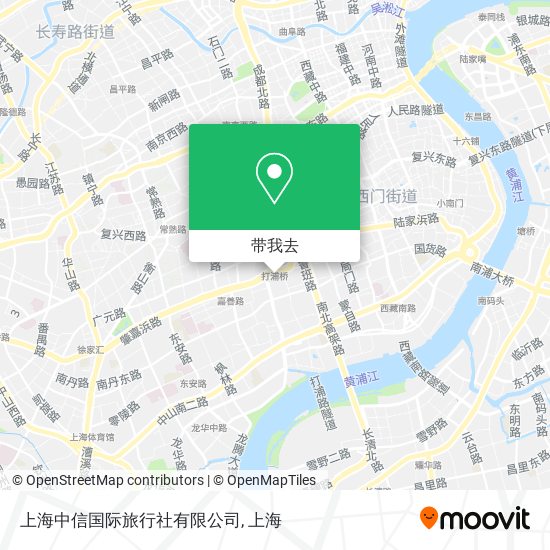 上海中信国际旅行社有限公司地图