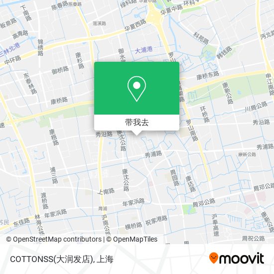 COTTONSS(大润发店)地图