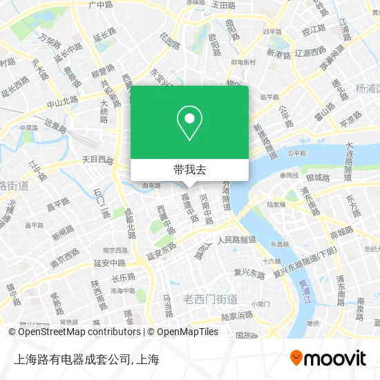 上海路有电器成套公司地图