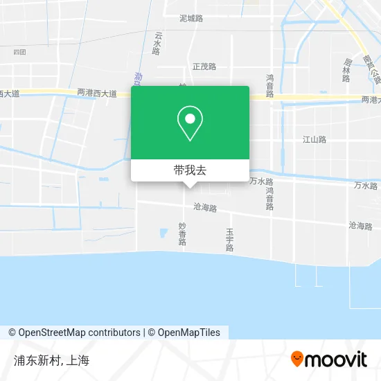 浦东新村地图